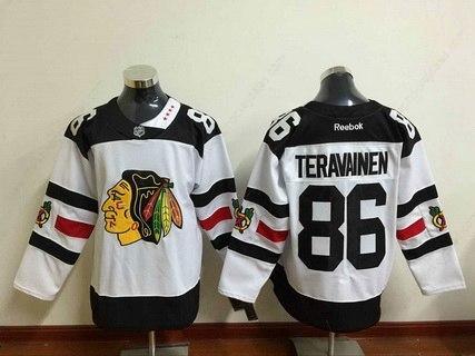 Men’s Chicago Blackhawks #86 Teuvo Teravainen Reebok White 2016 Stadium Series Premier Jersey