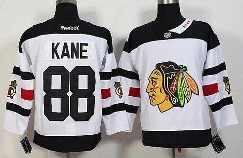 Men’s Chicago Blackhawks #88 Patrick Kane Reebok White 2016 Stadium Series Premier Jersey