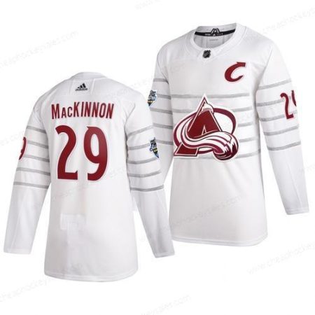 Men’s Colorado Avalanche #29 Nathan Mackinnon White 2020 NHL All-Star Game Adidas Jersey