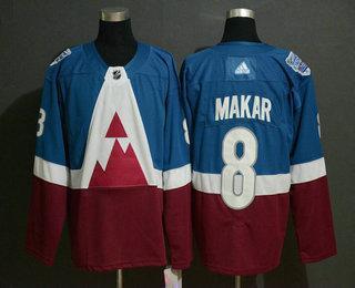 Men’s Colorado Avalanche #8 Cale Makar Blue 2020 Stadium Series Adidas Stitched NHL Jersey