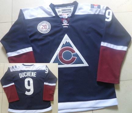 Men’s Colorado Avalanche #9 Matt Duchene Reebok Navy Blue 20Th Alternate Premier Jersey