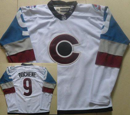 Men’s Colorado Avalanche #9 Matt Duchene White 2016 Stadium Series Hockey Jersey