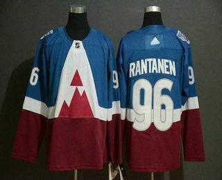 Men’s Colorado Avalanche #96 Mikko Rantanen Blue 2020 Stadium Series Adidas Stitched NHL Jersey