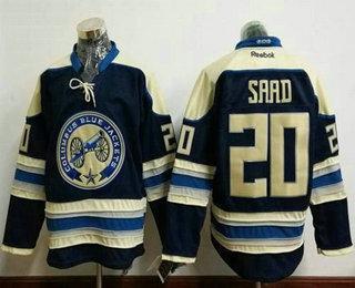 Men’s Columbus Blue Jackets #20 Brandon Saad Blue Third Stitched NHL Reebok Hockey Jersey