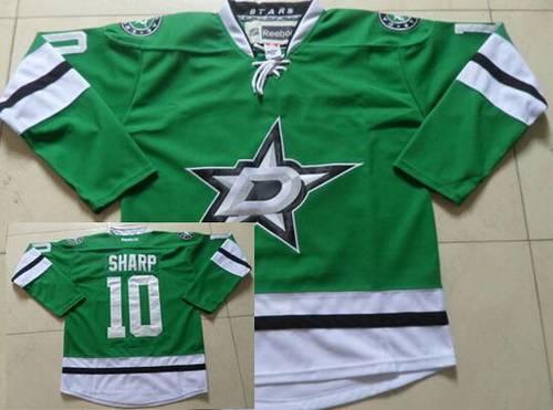 Men’s Dallas Stars #10 Patrick Sharp Green Jersey