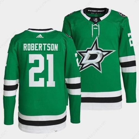 Men’s Dallas Stars #21 Jason Robertson Green Stitched Jersey