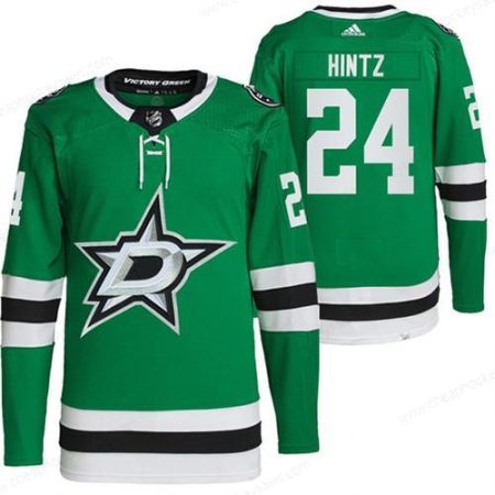 Men’s Dallas Stars #24 Roope Hintz Green Stitched Jersey