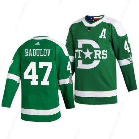 Men’s Dallas Stars 47 Alexander Radulov Green 2020 Winter Classic Adidas Jersey