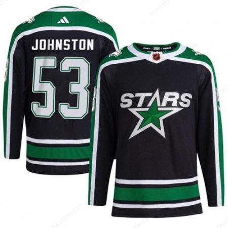 Men’s Dallas Stars #53 Wyatt Johnston Green Stitched Jersey