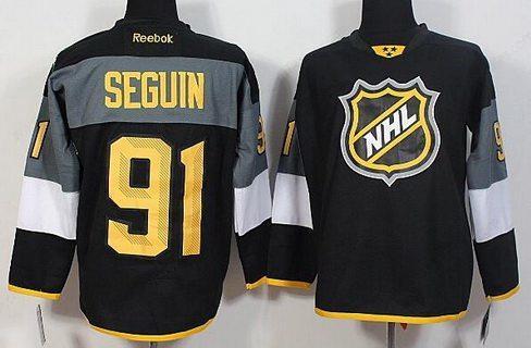 Men’s Dallas Stars #91 Tyler Seguin Reebok Black 2016 NHL All-Star Premier Jersey