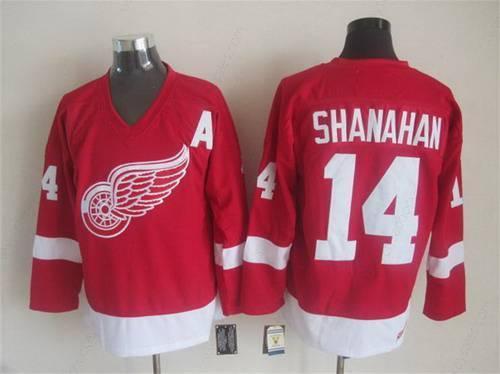 Men’s Detroit Red Wings #14 Brendan Shanahan Red CCM Vintage Throwback Jersey