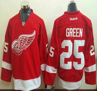 Men’s Detroit Red Wings #25 Mike Green Red Jersey