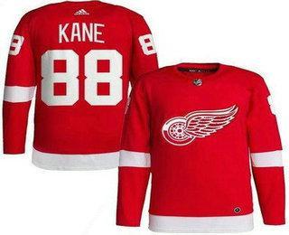 Men’s Detroit Red Wings #88 Patrick Kane Red Authentic Jersey