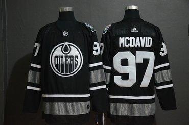 Men’s Edmonton Oilers 97 Connor Mcdavid Black 2019 NHL All-Star Game Adidas Jersey