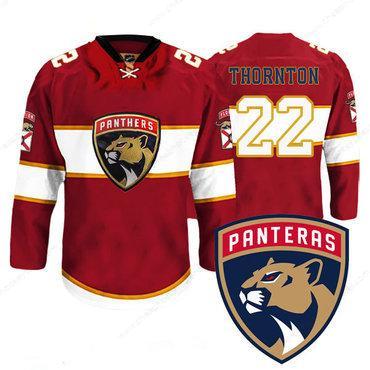 Men’s Florida Panthers #22 Shawn Thornton New Logo Reebok Red Premier Player Jersey