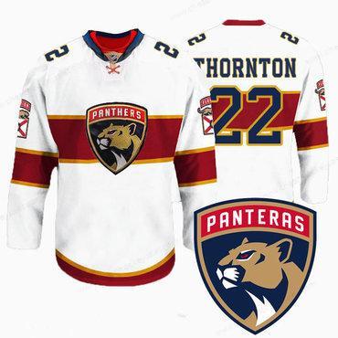 Men’s Florida Panthers #22 Shawn Thornton New Logo Reebok White Premier Player Jersey