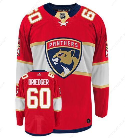 Men’s Florida Panthers #60 Chris Driedger Adidas Authentic Home NHL Hockey Jersey