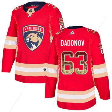 Men’s Florida Panthers #63 Evgenii Dadonov Red Drift Fashion Adidas Jersey