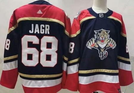 Men’s Florida Panthers #68 Jaromir Jagr Black 2021 Reverse Retro Stitched NHL Jersey