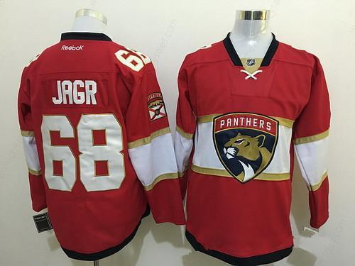 Men’s Florida Panthers #68 Jaromir Jagr Red 2016-17 Home Reebok NHL Ice Hockey Jersey