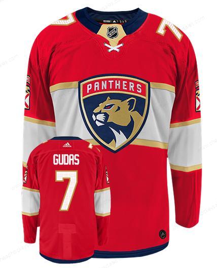 Men’s Florida Panthers #7 Radko Gudas Adidas Authentic Home NHL Hockey Jersey