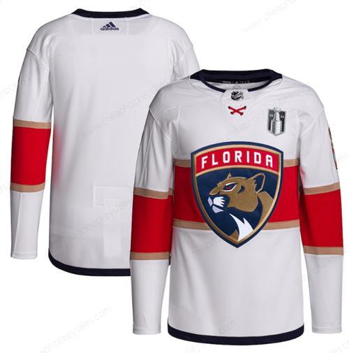 Men’s Florida Panthers Blank White 2023 Stanley Cup Final Stitched Jersey