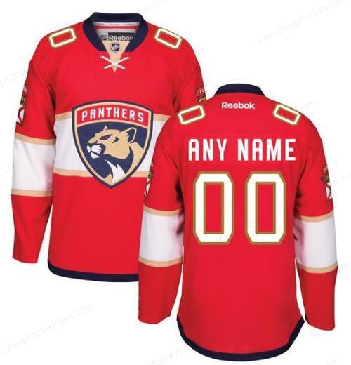 Men’s Florida Panthers Reebok Red Home Premier Custom Jersey