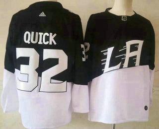 Men’s Los Angeles Kings #32 Jonathan Quick Black 2020 Stadium Series Adidas Stitched NHL Jersey