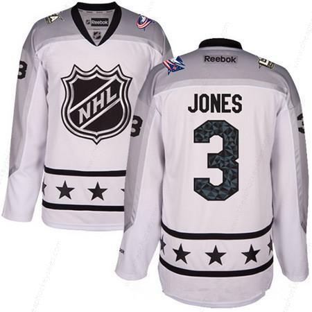 Men’s Metropolitan Division Columbus Blue Jackets #3 Seth Jones Reebok White 2017 NHL All-Star Stitched Ice Hockey Jersey