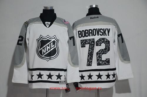 Men’s Metropolitan Division Columbus Blue Jackets #72 Sergei Bobrovsky Reebok White 2017 NHL All-Star Stitched Ice Hockey Jersey