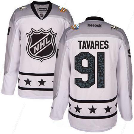 Men’s Metropolitan Division New York Islanders #91 John Tavares Reebok White 2017 NHL All-Star Stitched Ice Hockey Jersey