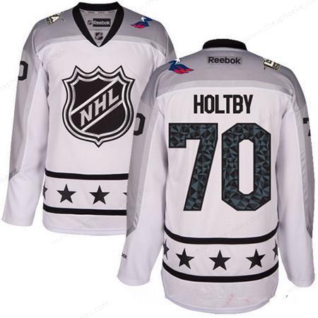 Men’s Metropolitan Division Washington Capitals #70 Braden Holtby Reebok White 2017 NHL All-Star Stitched Ice Hockey Jersey