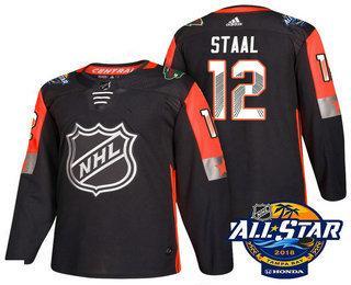 Men’s Minnesota Wild #12 Eric Staal Black 2018 NHL All-Star Stitched Ice Hockey Jersey