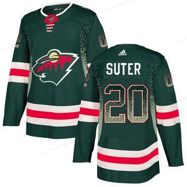 Men’s Minnesota Wild #20 Ryan Suter Green Drift Fashion Adidas Jersey