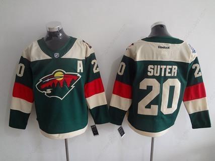 Men’s Minnesota Wild #20 Ryan Suter Reebok Green 2016 Stadium Series Team Premier Jersey