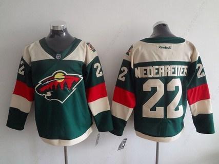 Men’s Minnesota Wild #22 Nino Niederreiter Reebok Green 2016 Stadium Series Team Premier Jersey