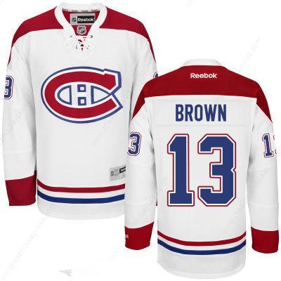 Men’s Montreal Canadiens #13 Mike Brown Reebok White Hockey Stitched NHL Jersey