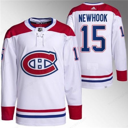 Men’s Montreal Canadiens #15 Alex Newhook White Stitched Jersey