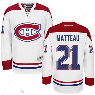 Men’s Montreal Canadiens #21 Reebok White Premier Home Custom Jersey