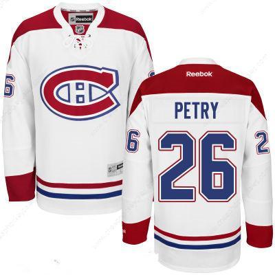 Men’s Montreal Canadiens #26 Jeff Petry Reebok White Hockey Stitched NHL Jersey