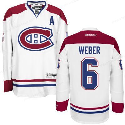 Men’s Montreal Canadiens #6 Shea Weber White Reebok Hockey Jersey