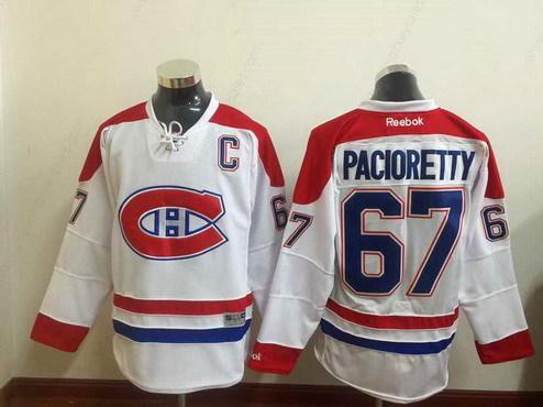 Men’s Montreal Canadiens #67 Max Pacioretty Reebok White 2015-16 Away Premier NHL Jersey