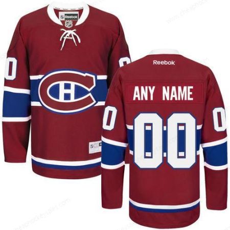 Men’s Montreal Canadiens Red Home Custom Stitched NHL 2016 Reebok Hockey Jersey