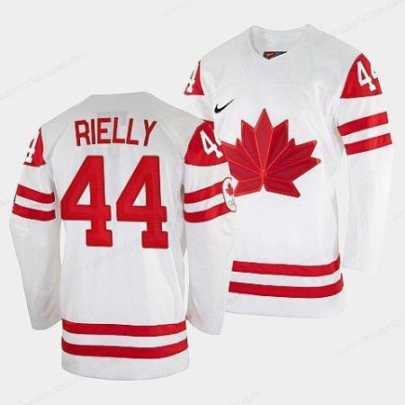 Men’s Morgan Rielly Canada Hockey White 2022 Beijing Winter Olympic #44 Home Jersey