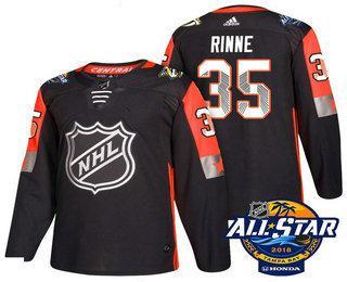 Men’s Nashville Predators #35 Pekka Rinne Black 2018 NHL All-Star Stitched Ice Hockey Jersey