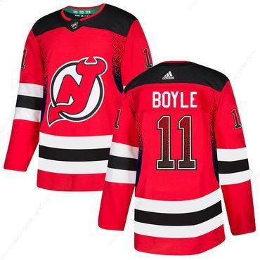 Men’s New Jersey Devils #11 Brian Boyle Red Drift Fashion Adidas Jersey