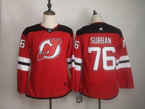 Men’s New Jersey Devils 76 P.K. Subban Red Women Adidas Jersey