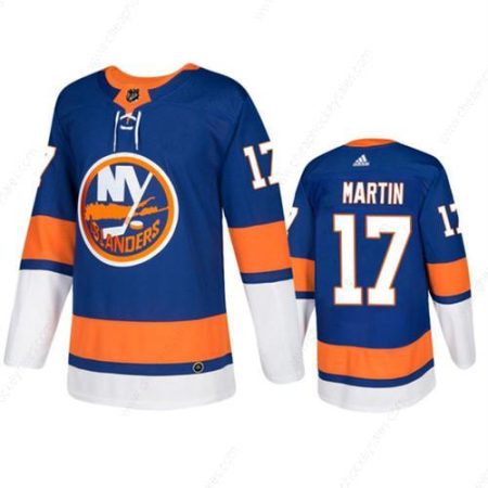 Men’s New York Islanders #17 Matt Martin Royal Stitched Jersey