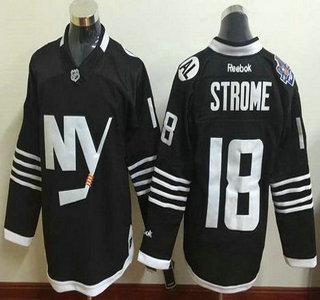 Men’s New York Islanders #18 Ryan Strome 2015 Reebok Black Premier Alternate Jersey