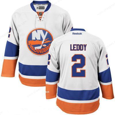 Men’s New York Islanders #2 Nick Leddy Away White Hockey Stitched NHL Jersey